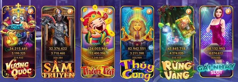 Đa dạng các tựa game slots độc đáo đang chờ người chơi khám phá mỗi ngày