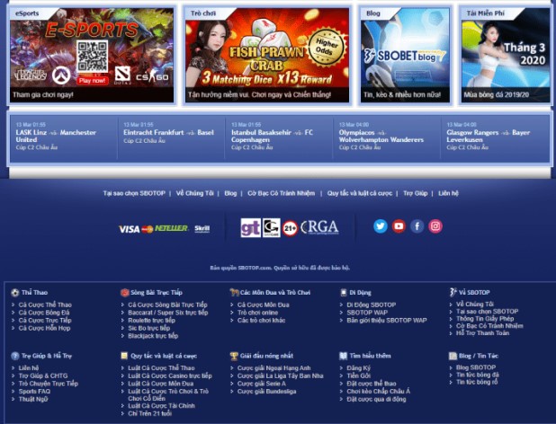 Casino sbobet phong phú không?