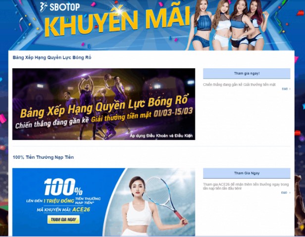 Khuyến mãi sbobet có gì hấp dẫn? 