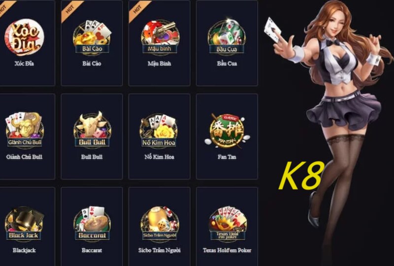 Livestream - casino trực tuyến K8