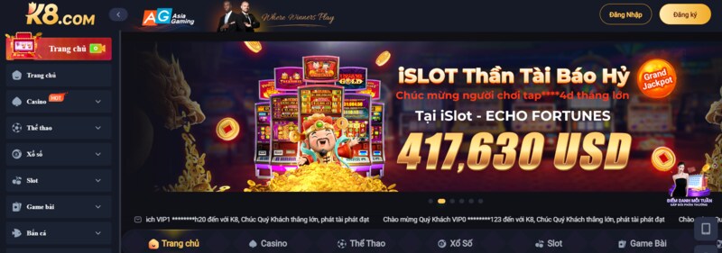 Giới thiệu về sự có mặt của K8